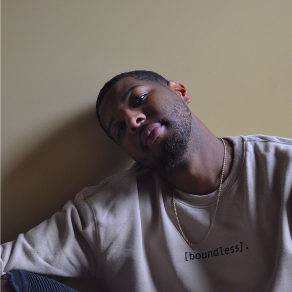 “Boundless” Unisex Beige minimalist sweatshirt - Picture 7 of 9